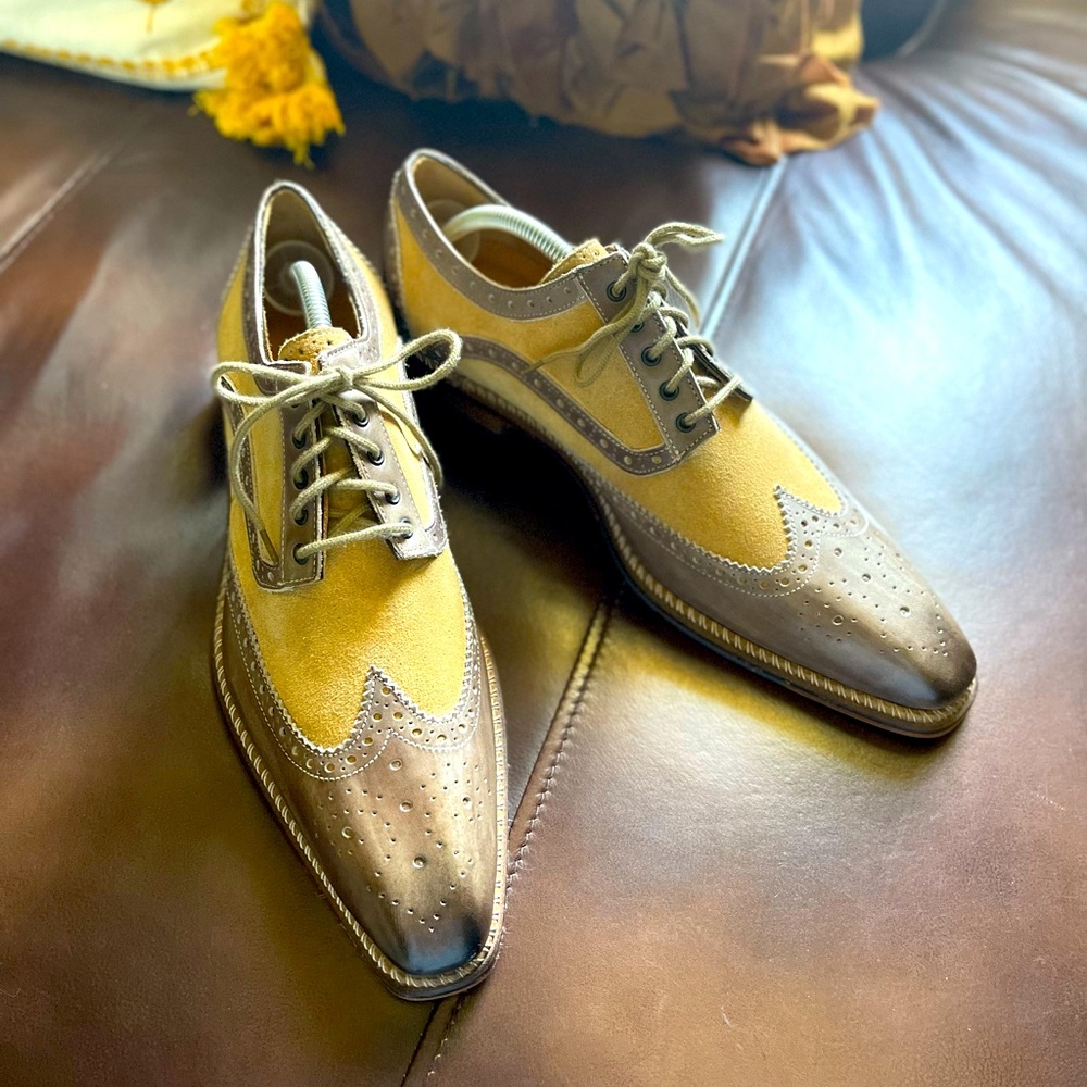 Michele Olivieri Leather & Suede Lace-Up